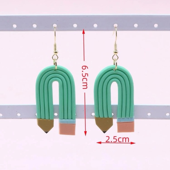✏️ Back to School Earrings ✏️ - Picture 3 of 4